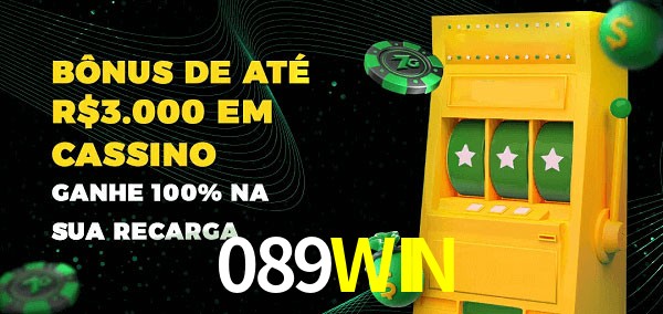 089WIN melhor bônus de depósito