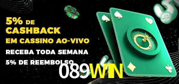 Promoções do cassino ao Vivo 089WIN